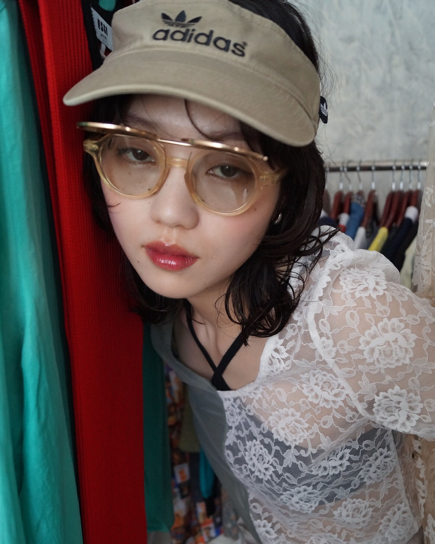 in closet